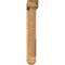 Ekena Millwork Traditional Arts and Crafts Smooth Bracket w/ Offset Brace, Western Red Cedar, 5 1/2"W x 32"D x 36"H BKT0604X32X36TRA03SWR - alternate 4